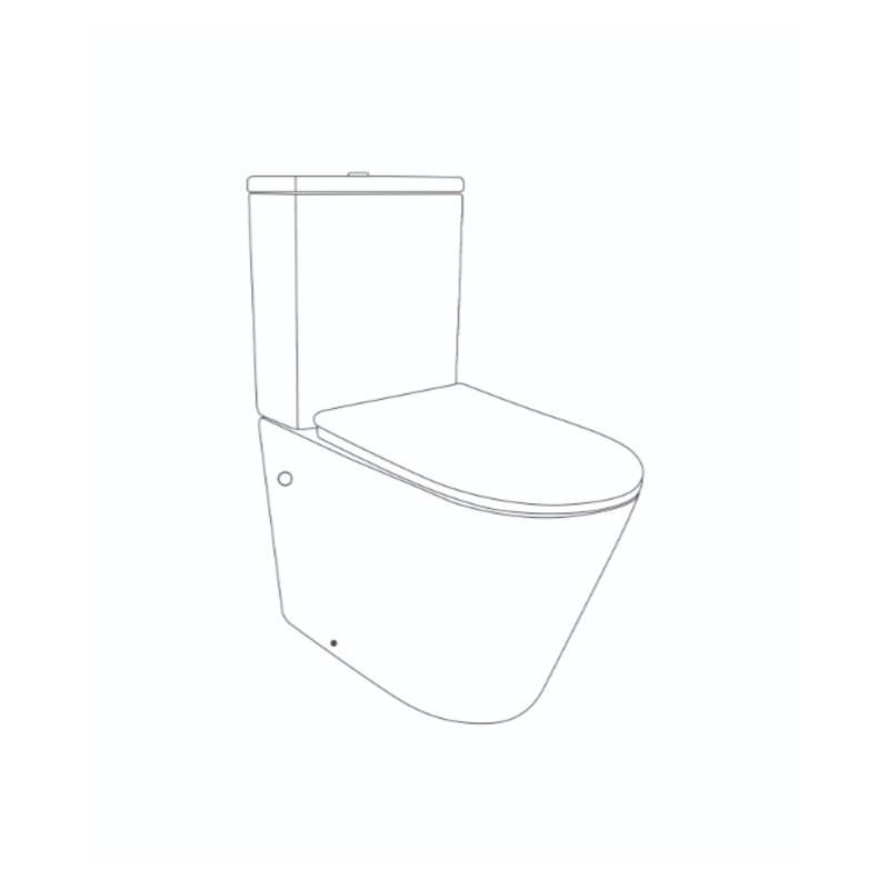 Унітаз підлоговий Qtap Swan Ultra Quiet з сидінням Soft-close 640x360x835 мм QT16222182TW White — фото 11